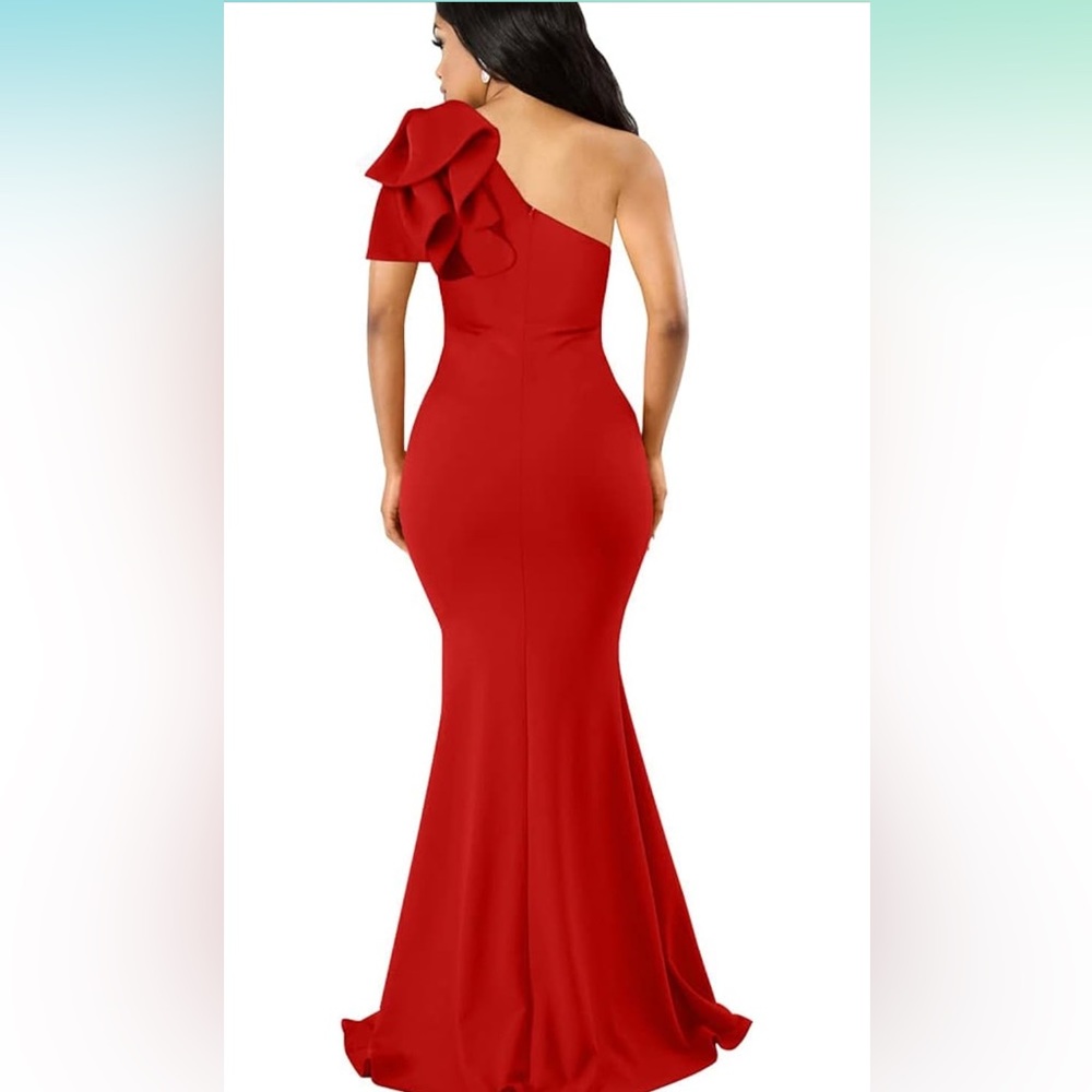 Red gown